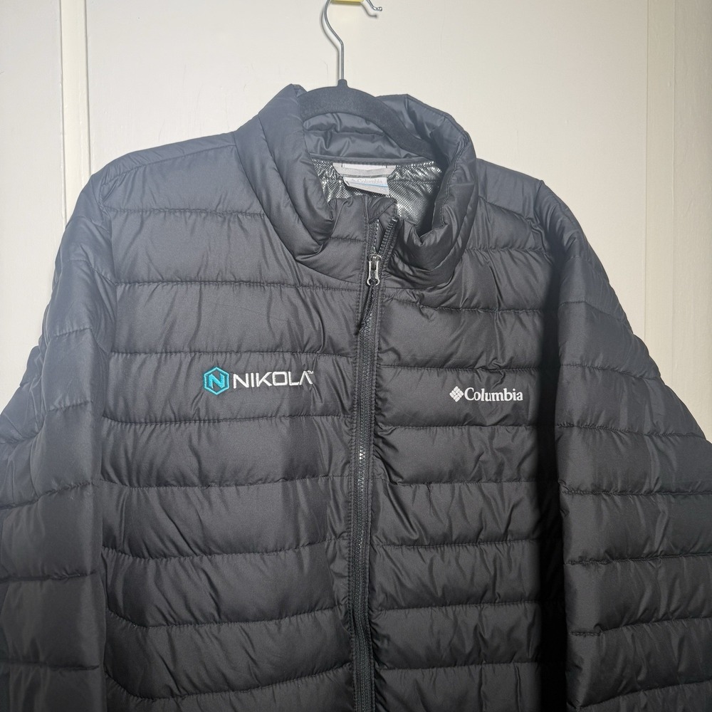 Columbia Men's Powder Lite Puffer Jacket 2XL, Black Omni-Heat Thermal Nikola